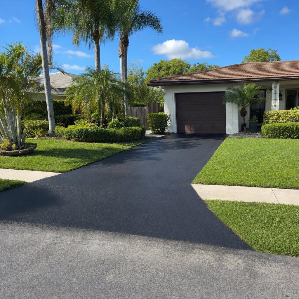 asphalt apron project in Fayetteville