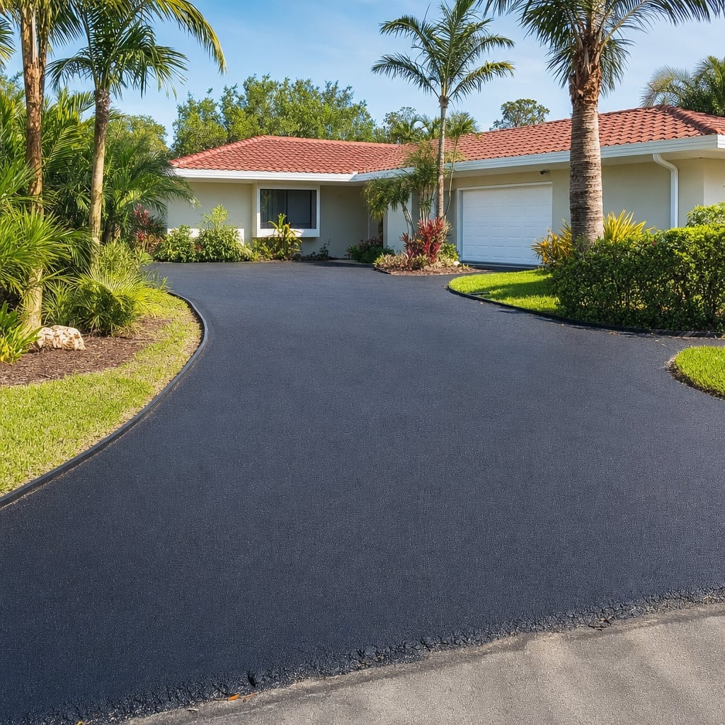 asphalt apron project in Fayetteville