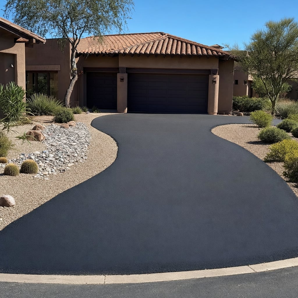 asphalt apron project in Phoenix