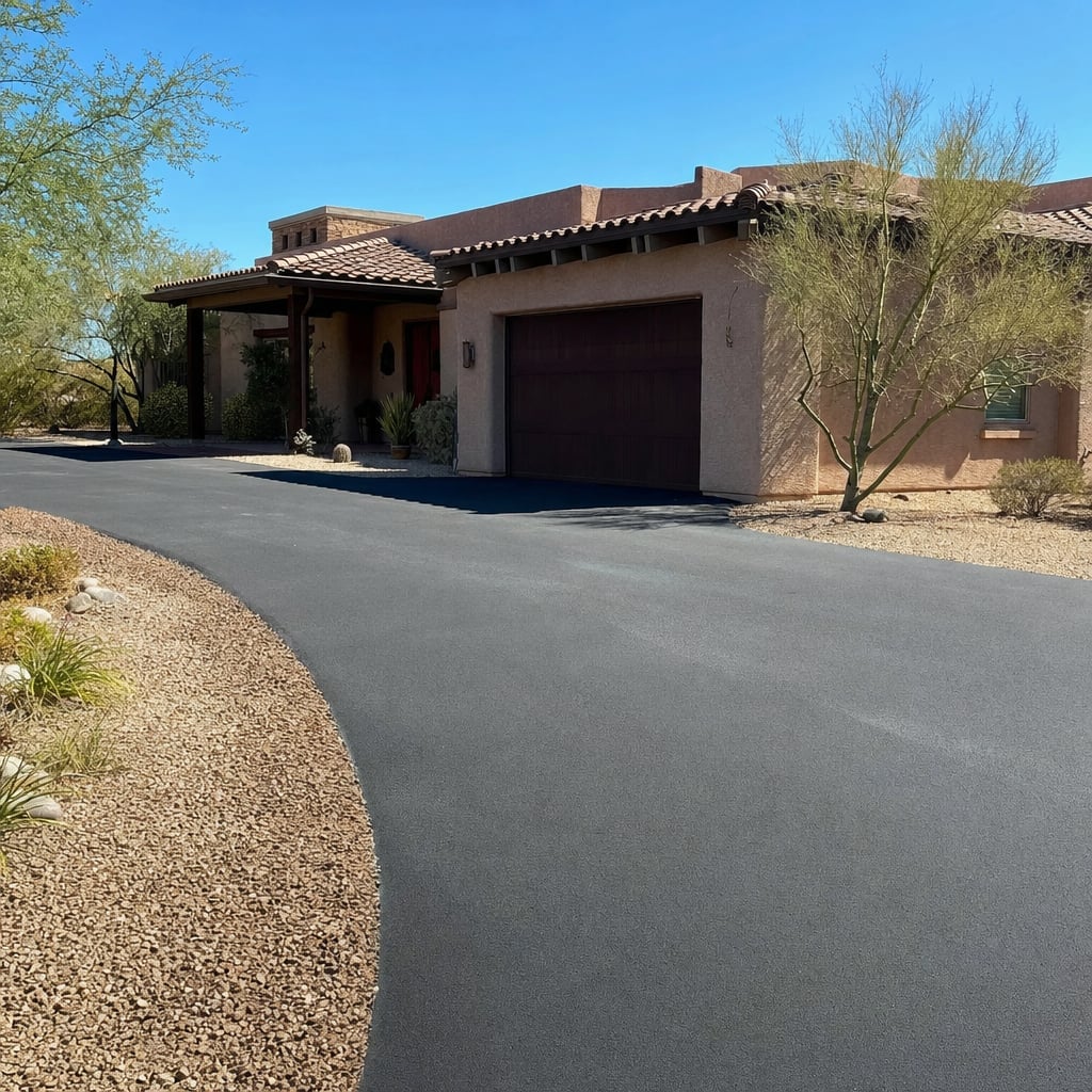 asphalt apron project in Riverside