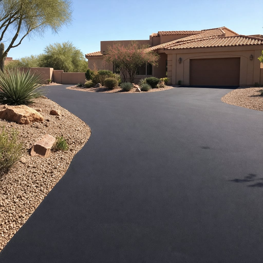asphalt driveway project in San Francisco