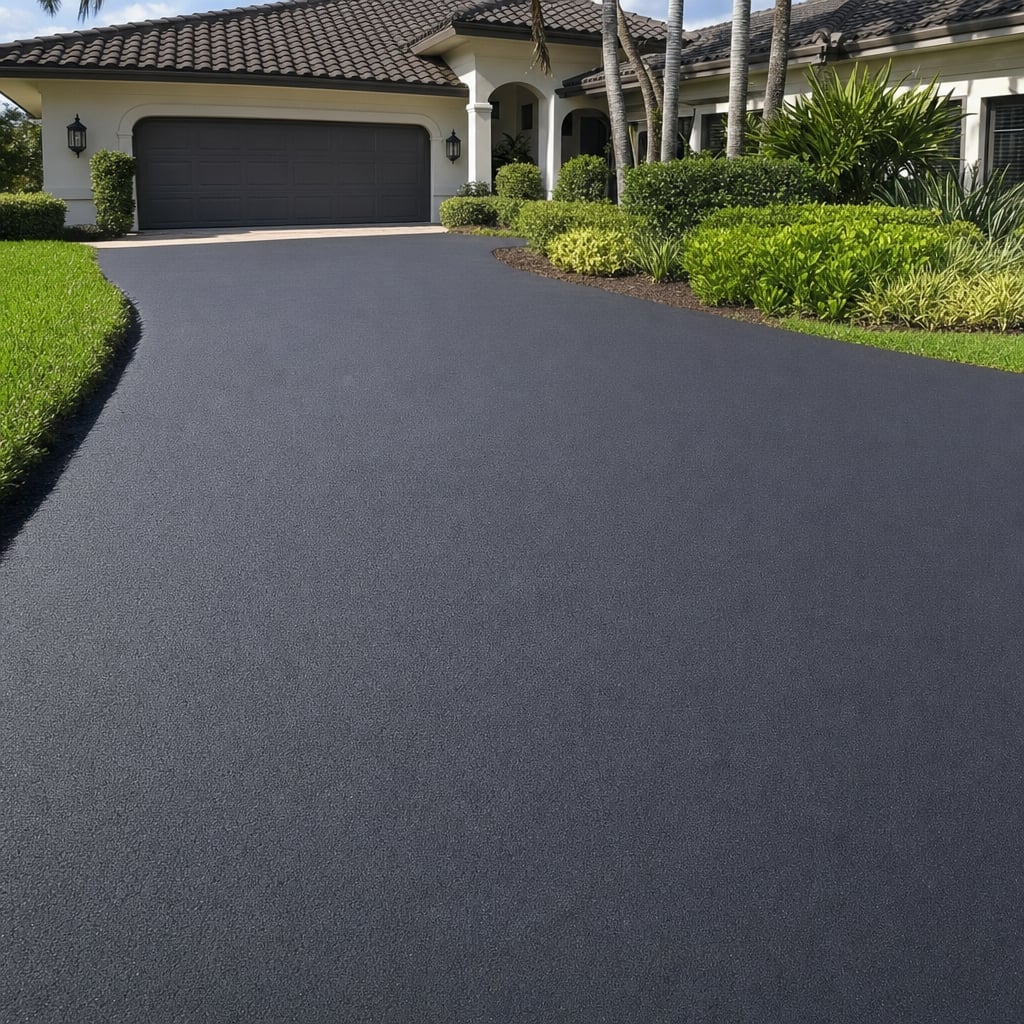 asphalt resurfacing project in Fayetteville