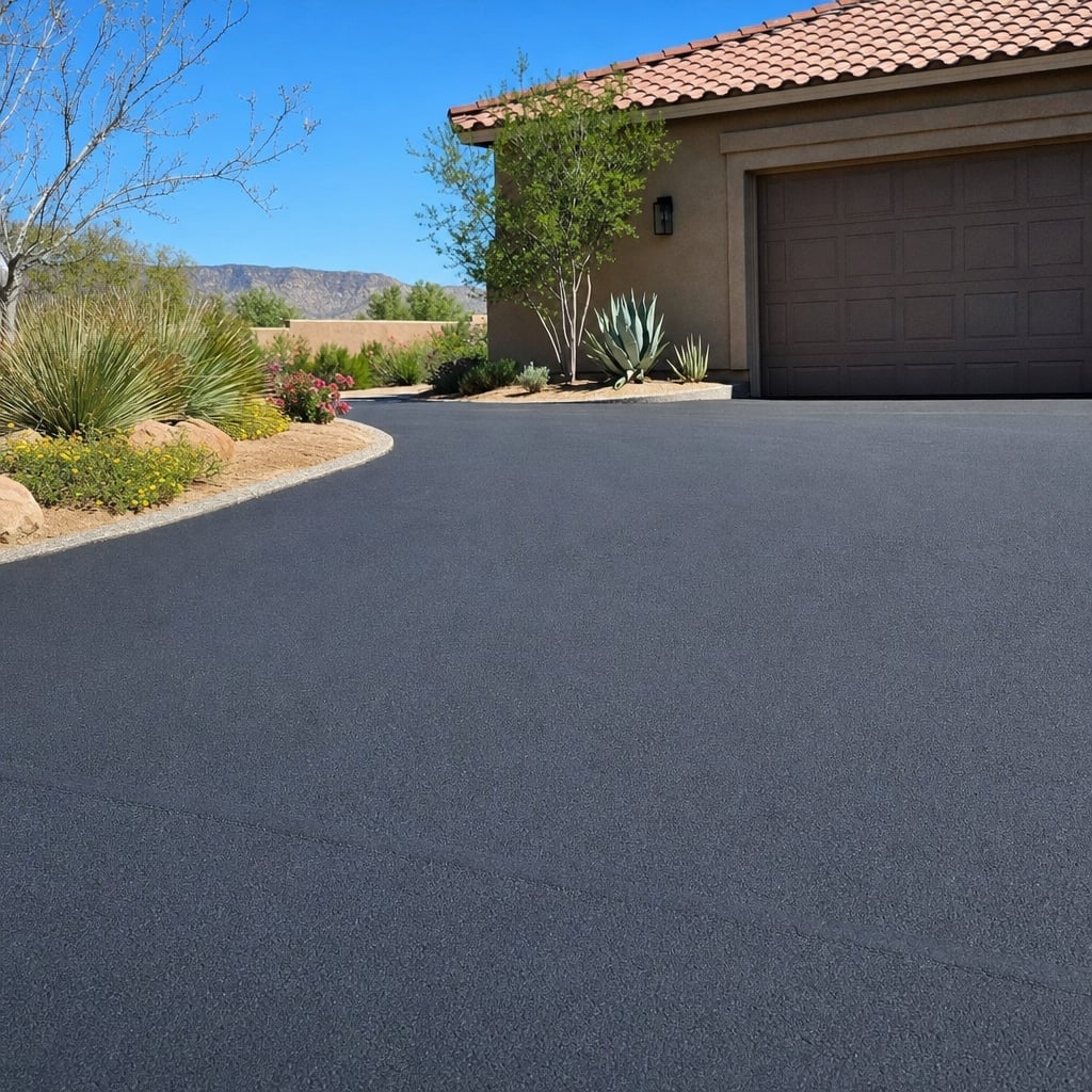 asphalt resurfacing project in Riverside