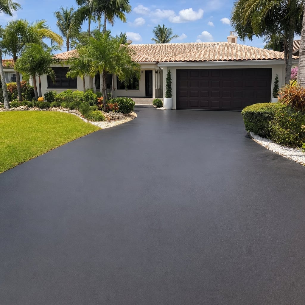 Asphalt Driveway Sealcoating