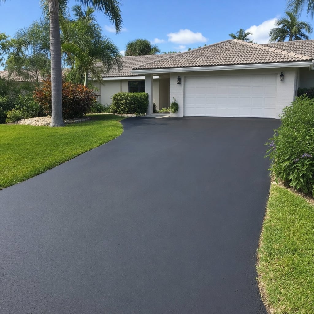 asphalt sealcoating project in Fayetteville
