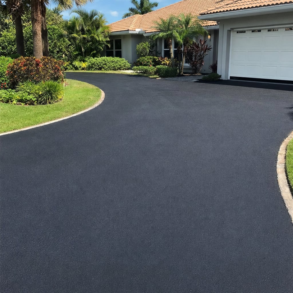 asphalt sealcoating project in Fayetteville