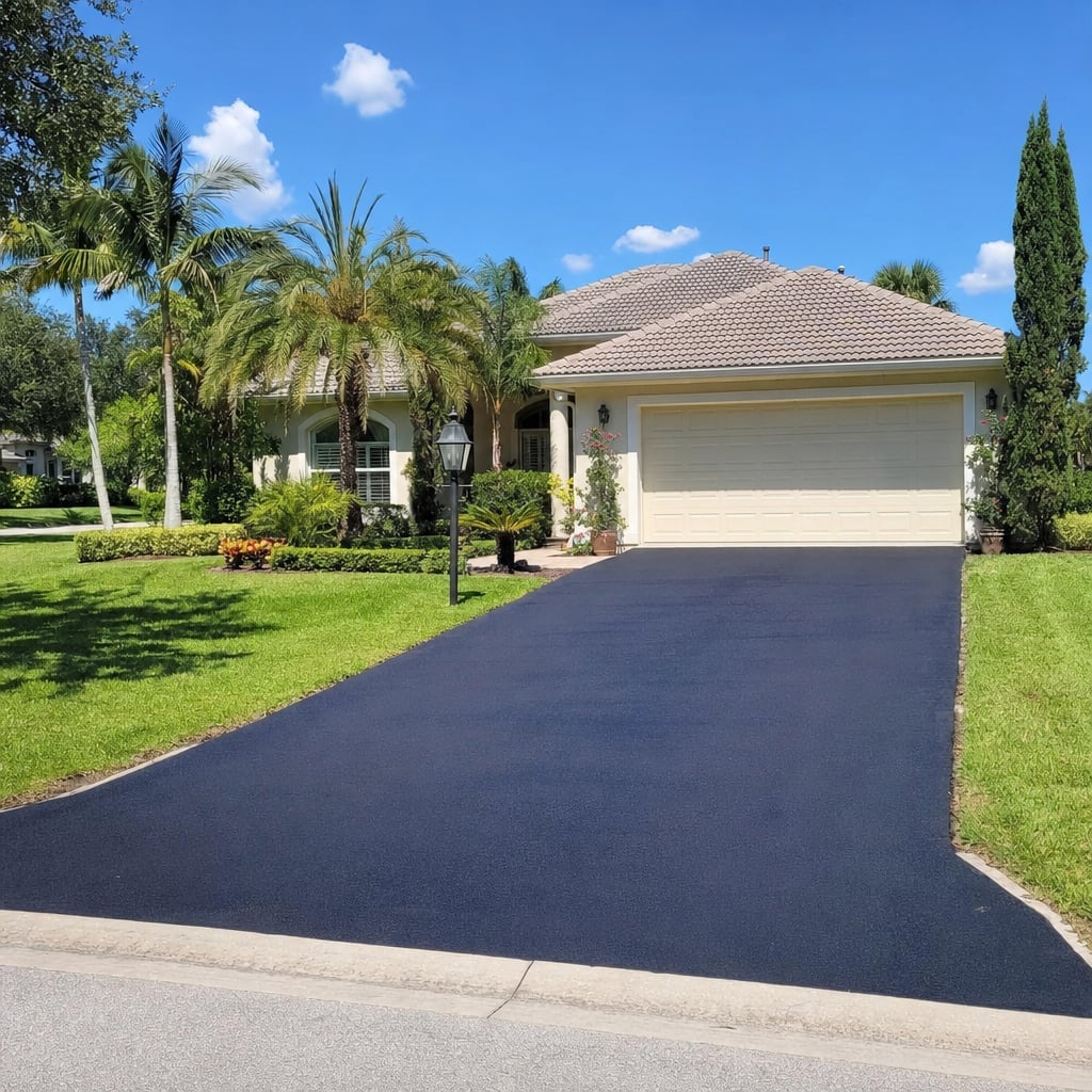 asphalt sealcoating project in Fayetteville