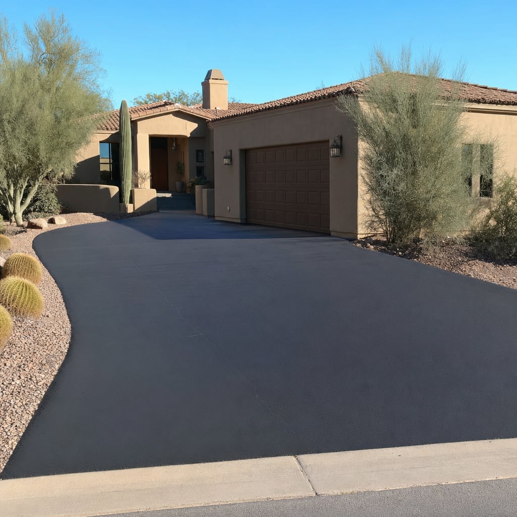 Asphalt Driveway Sealcoating