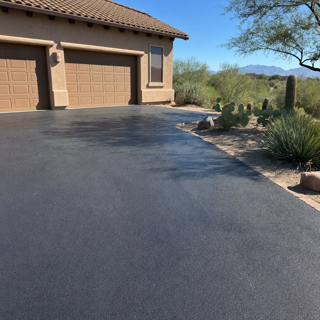 asphalt sealcoating project in San Francisco