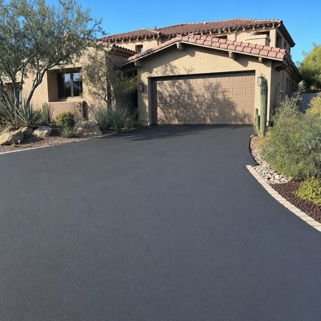 asphalt sealcoating project in San Francisco