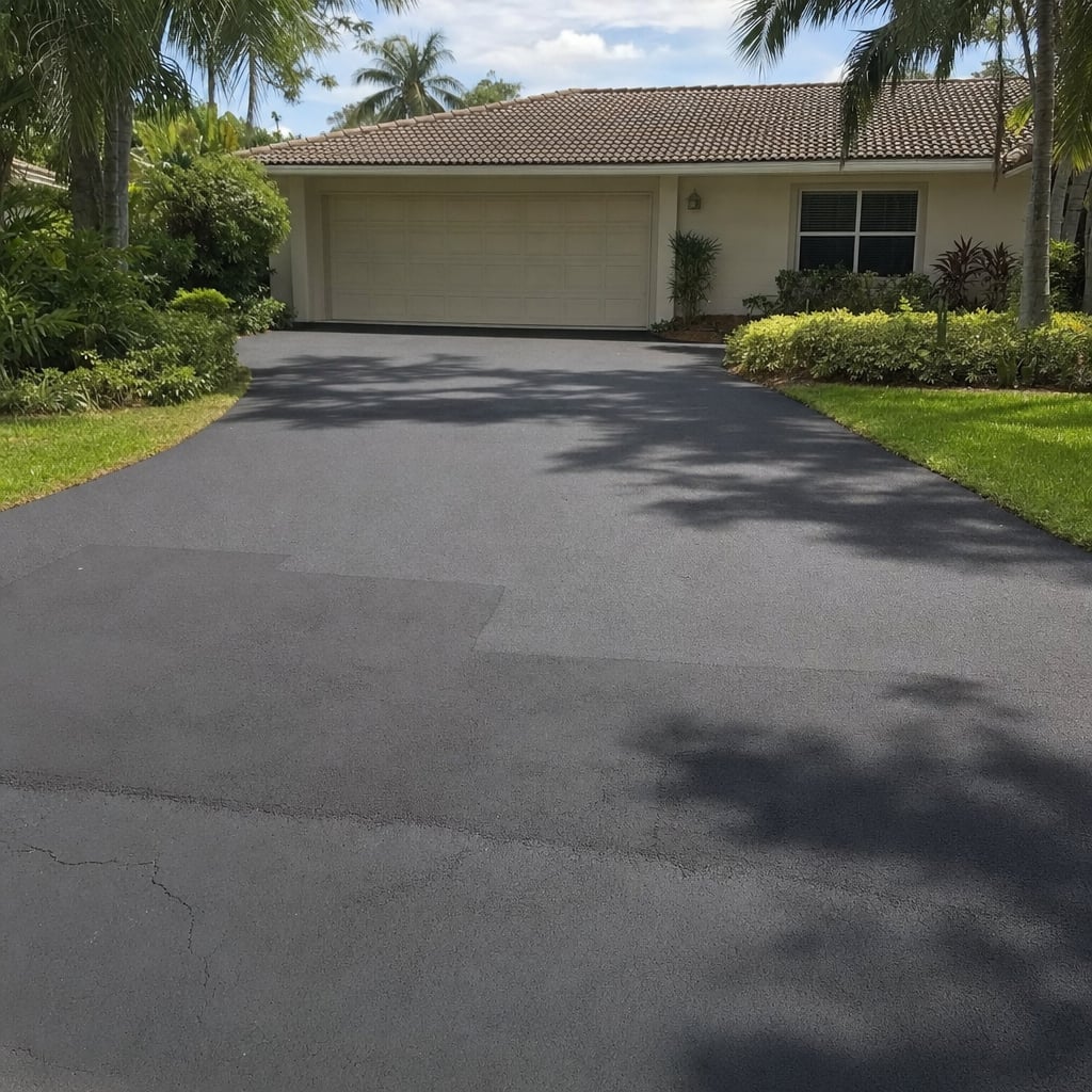 asphalt patching project in Fayetteville