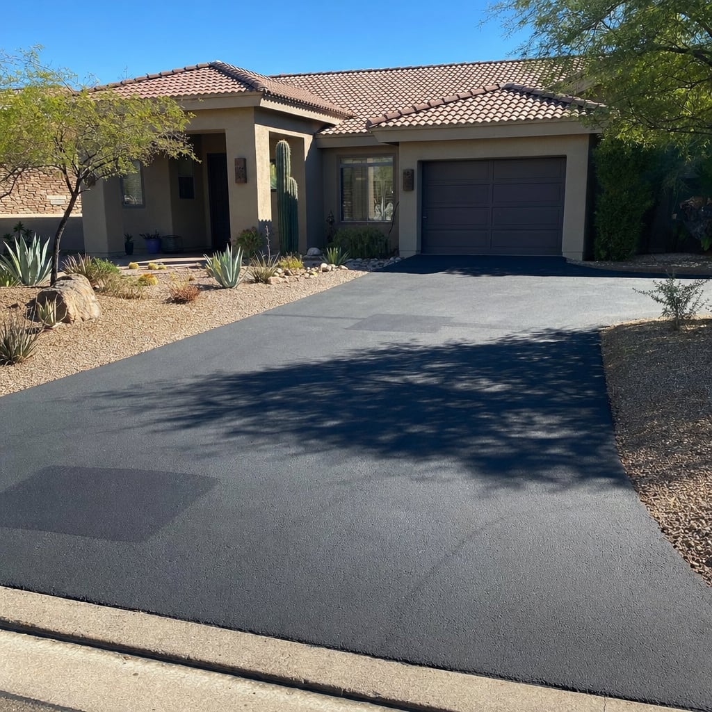 asphalt patching project in Phoenix