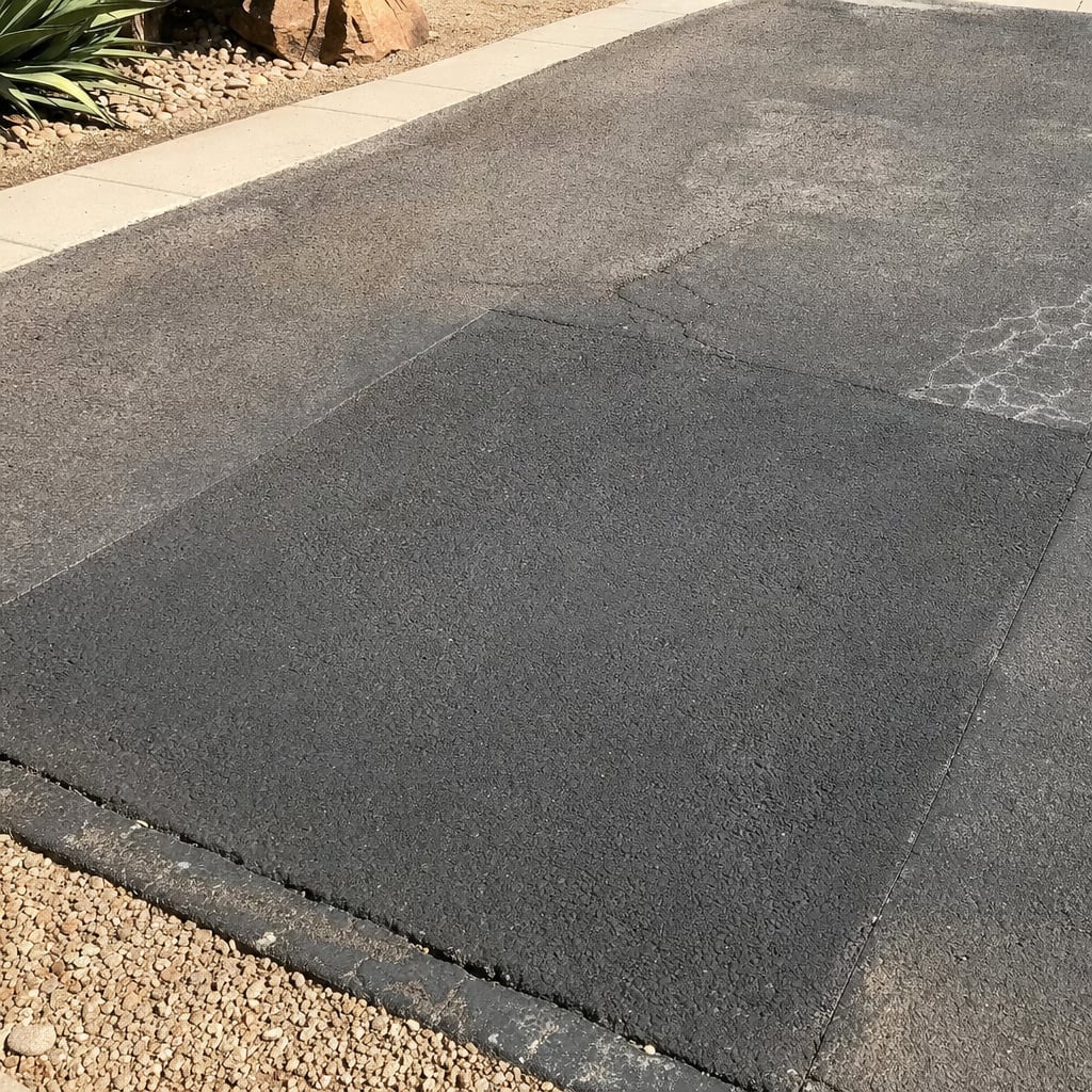 asphalt patching project in Riverside