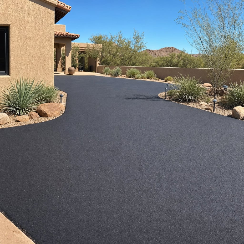 asphalt sport court project in Riverside