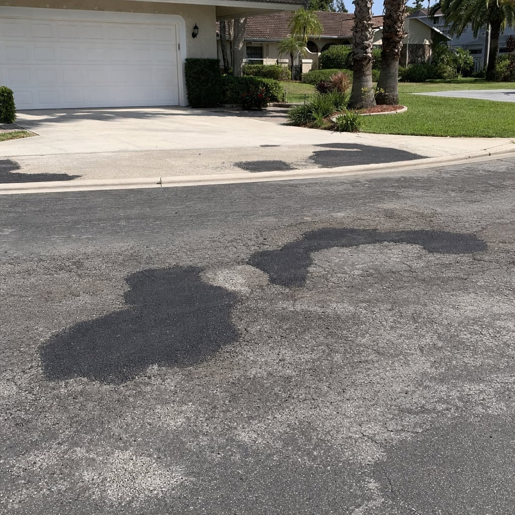 pothole repair project in Fayetteville