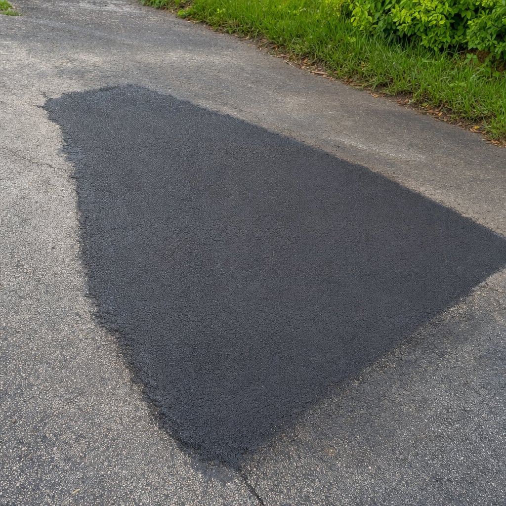 pothole repair project in Fayetteville