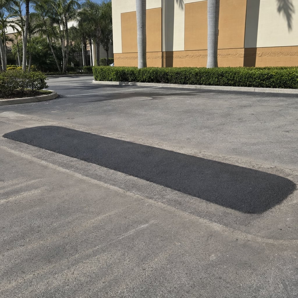 Asphalt Speed Bumps Installation & Repair