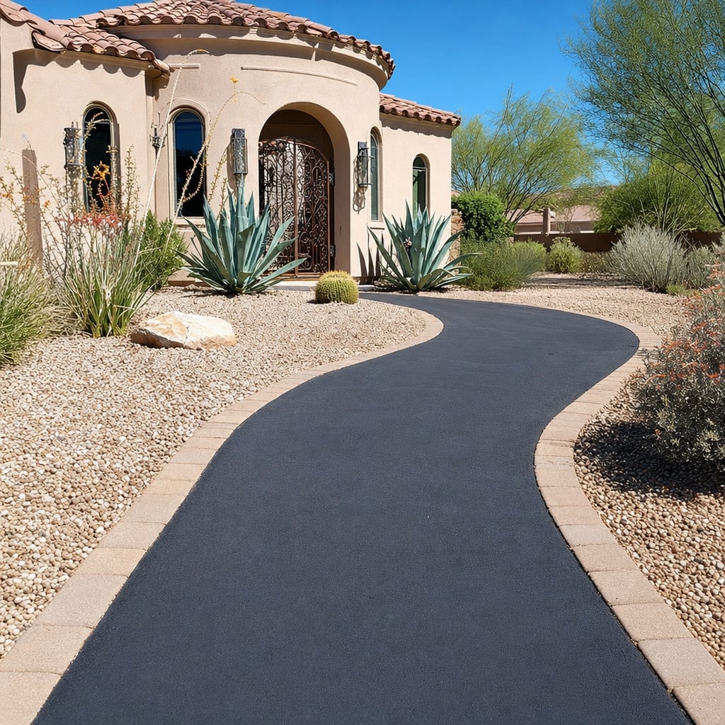 asphalt walkway project in Riverside