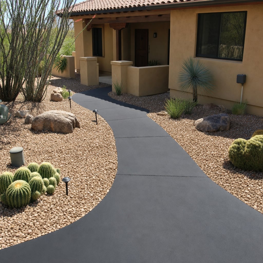 asphalt walkway project in San Jose