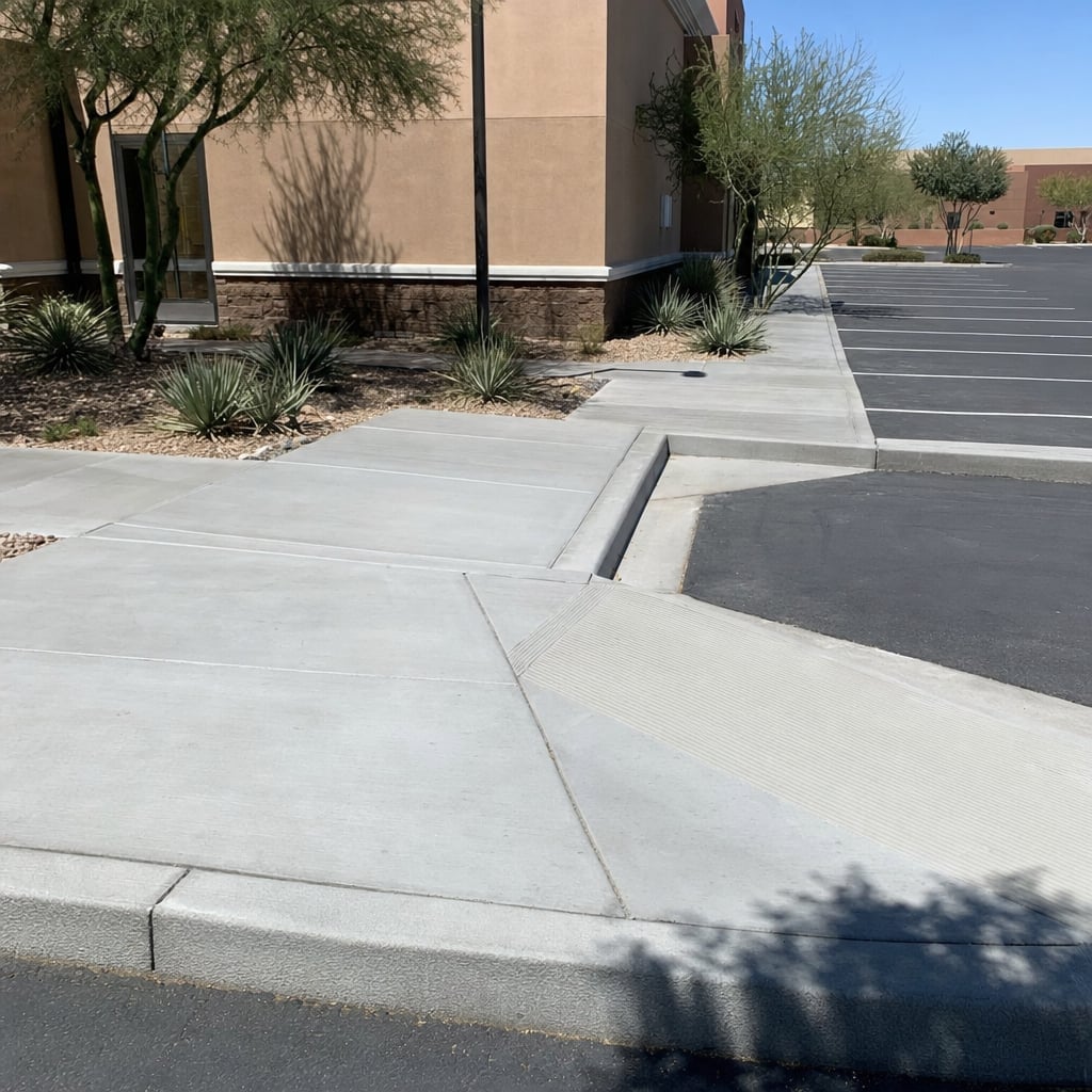 parking lot paving project in Riverside