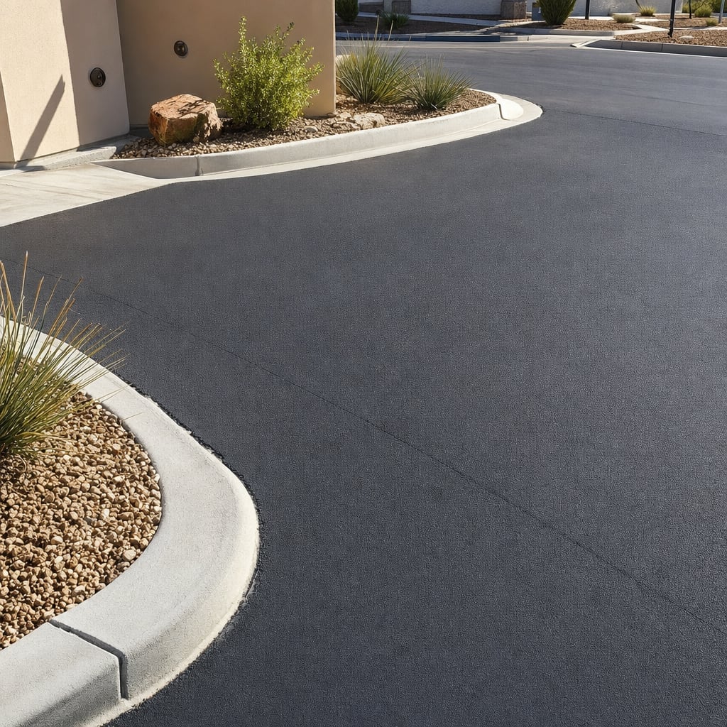 parking lot paving project in Riverside