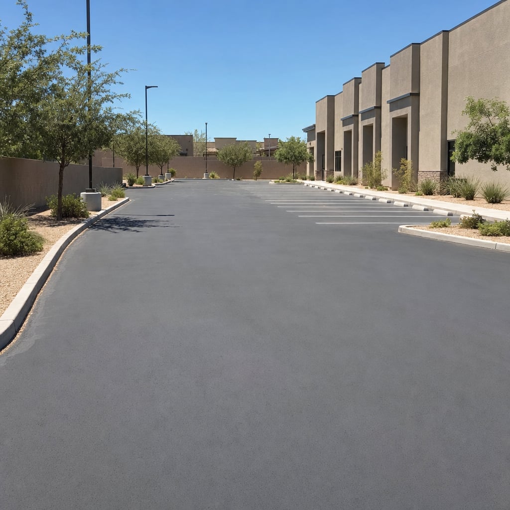 parking lot paving project in San Jose