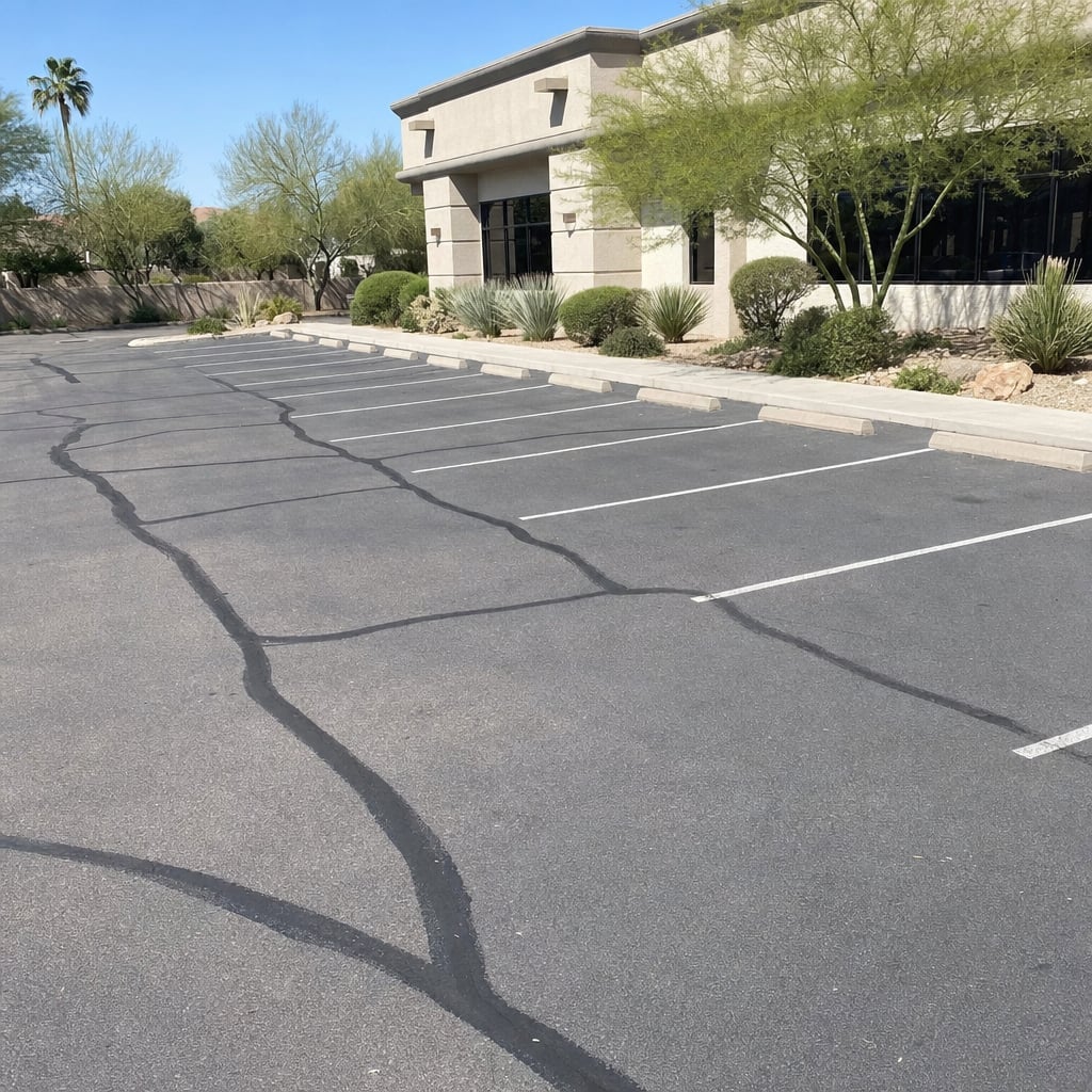 crack sealing project in Riverside