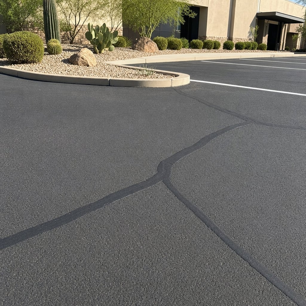 crack sealing project in Riverside