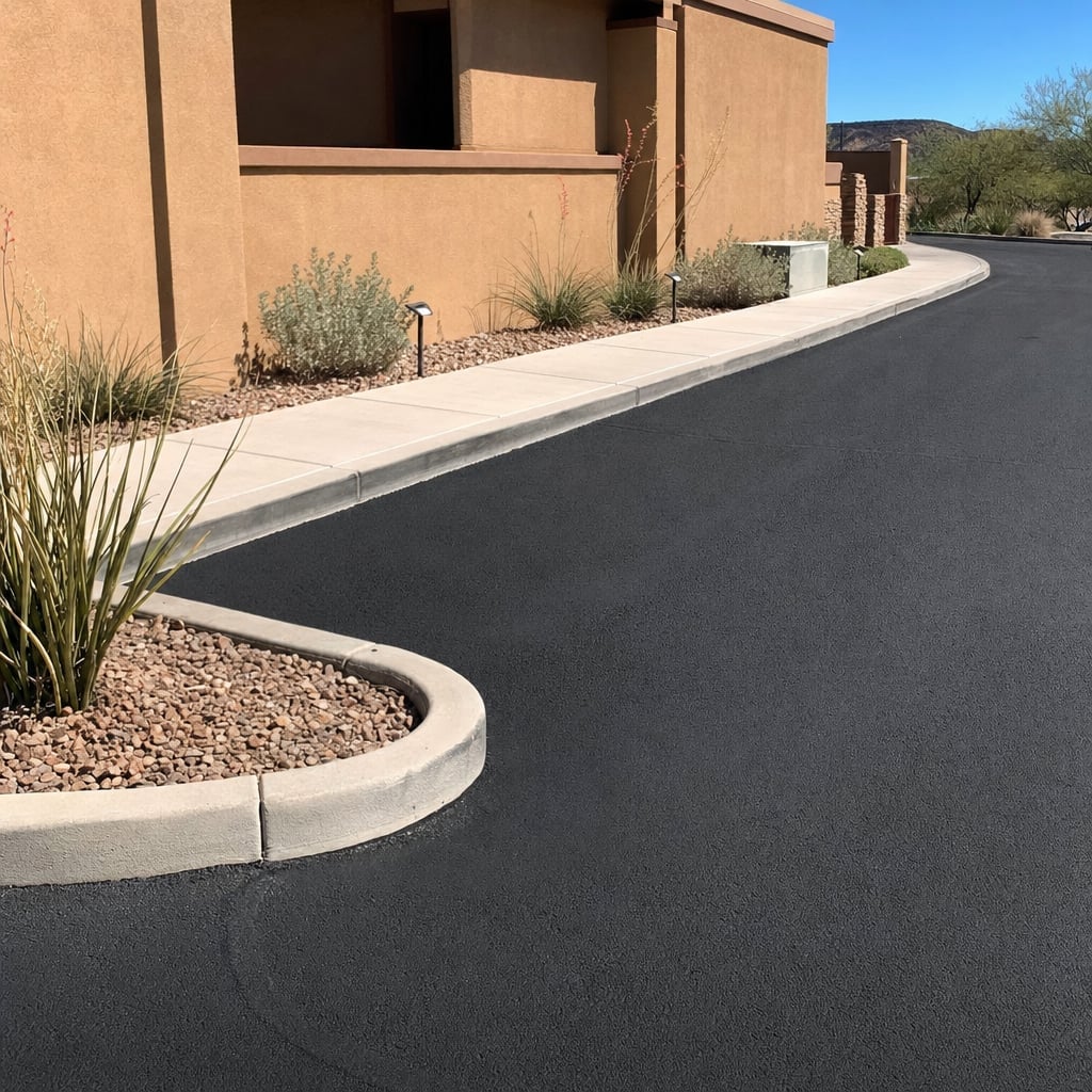 parking lot resurfacing project in San Jose