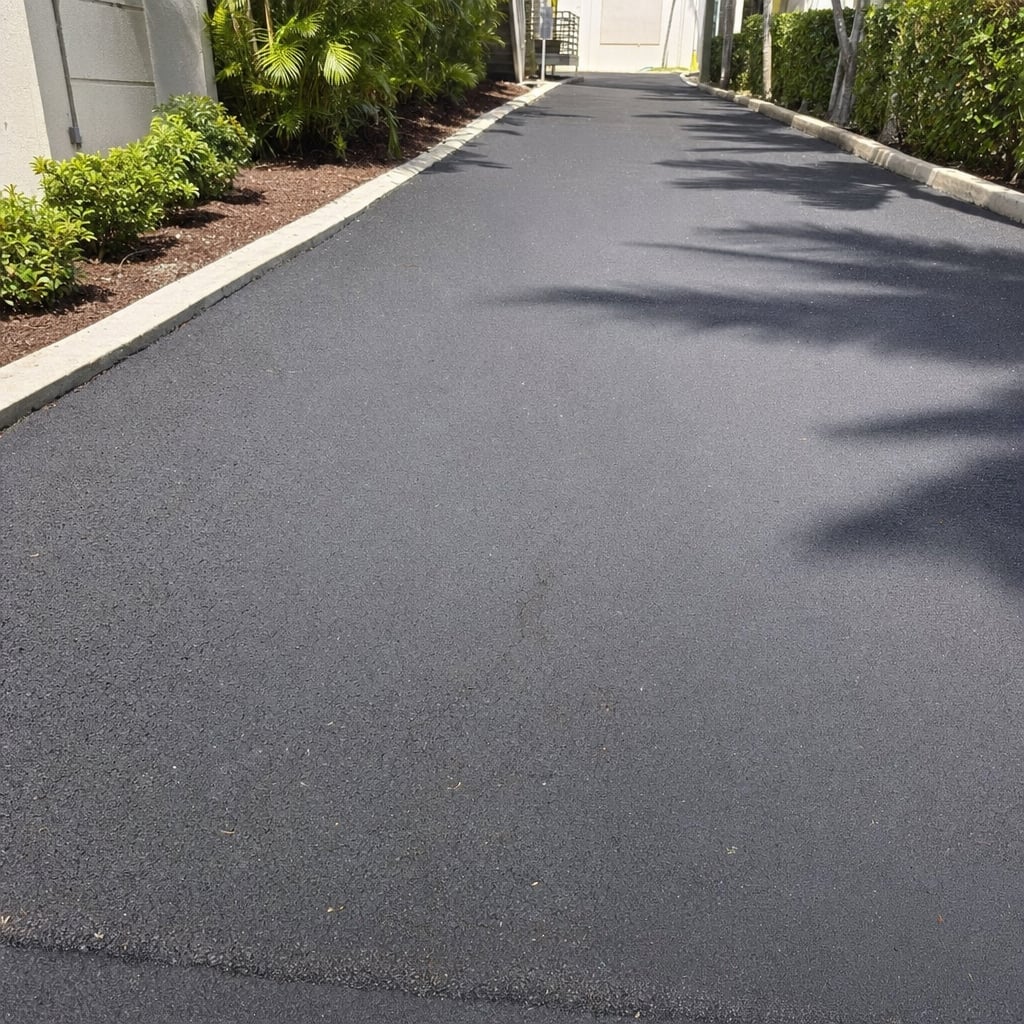private road paving project in Fayetteville