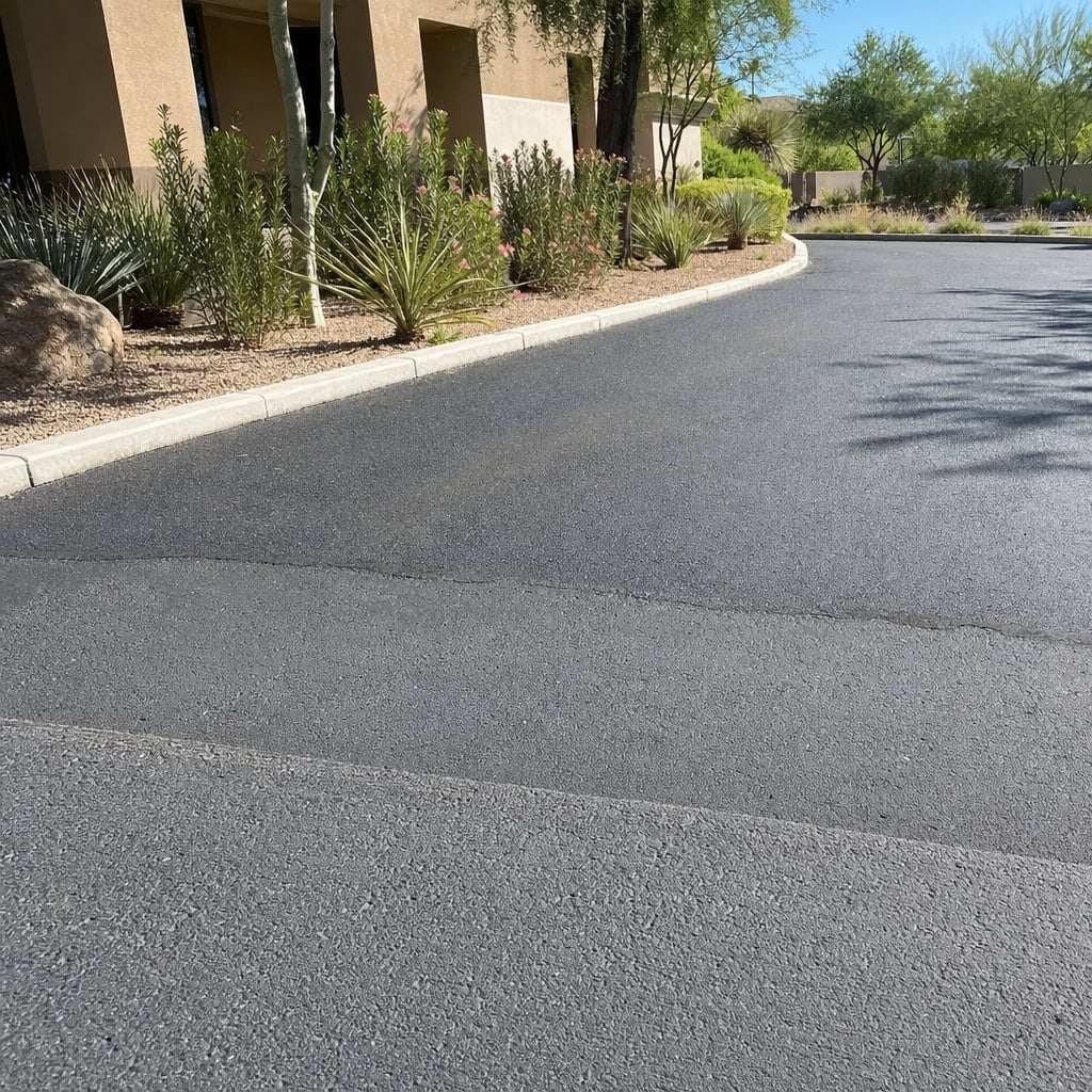 private road paving project in Phoenix
