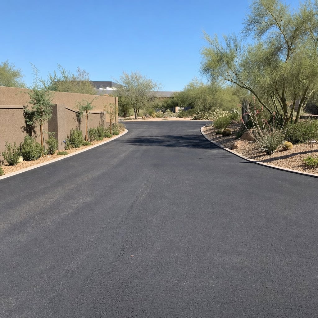 private road paving project in San Jose
