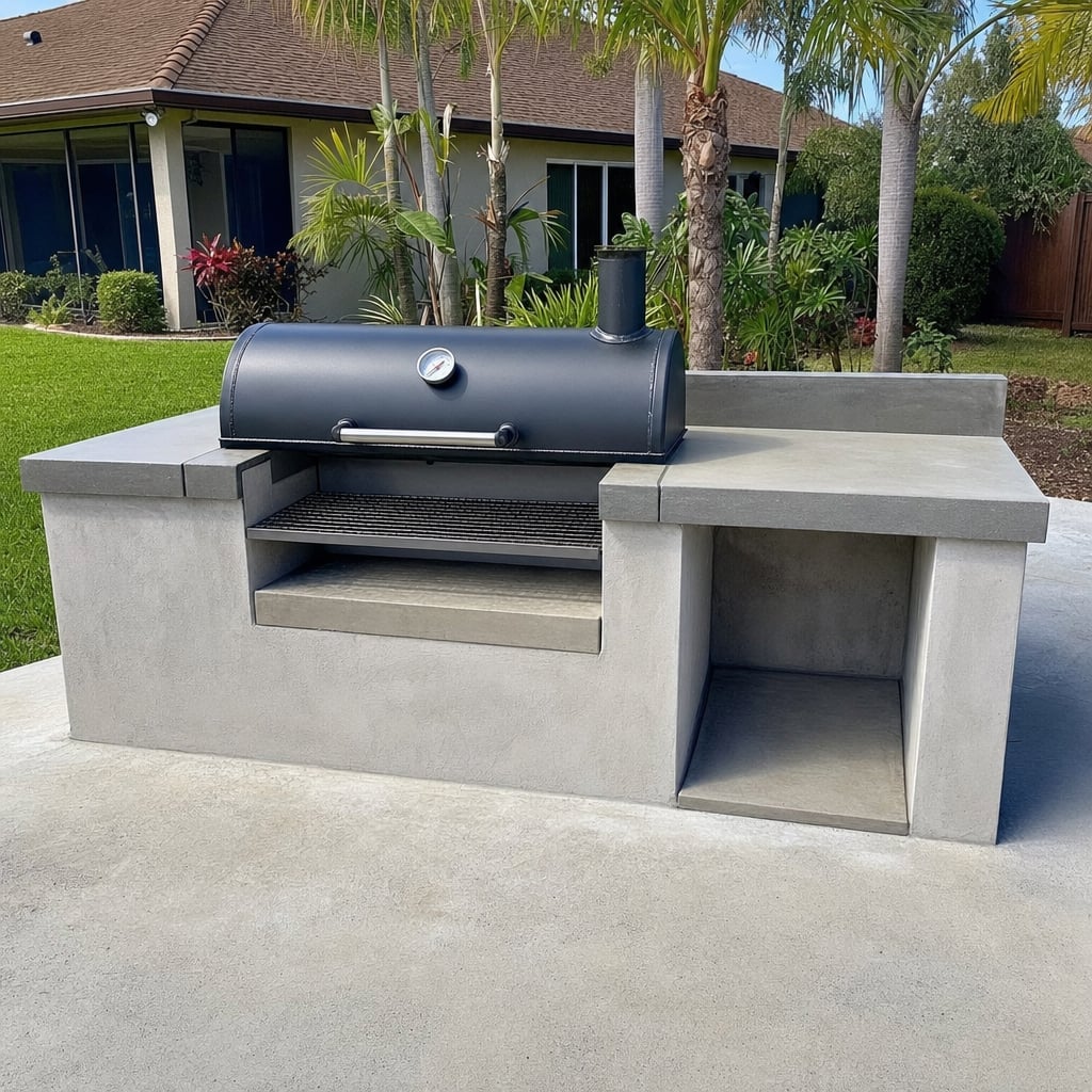 smoker welding repair project in Miami