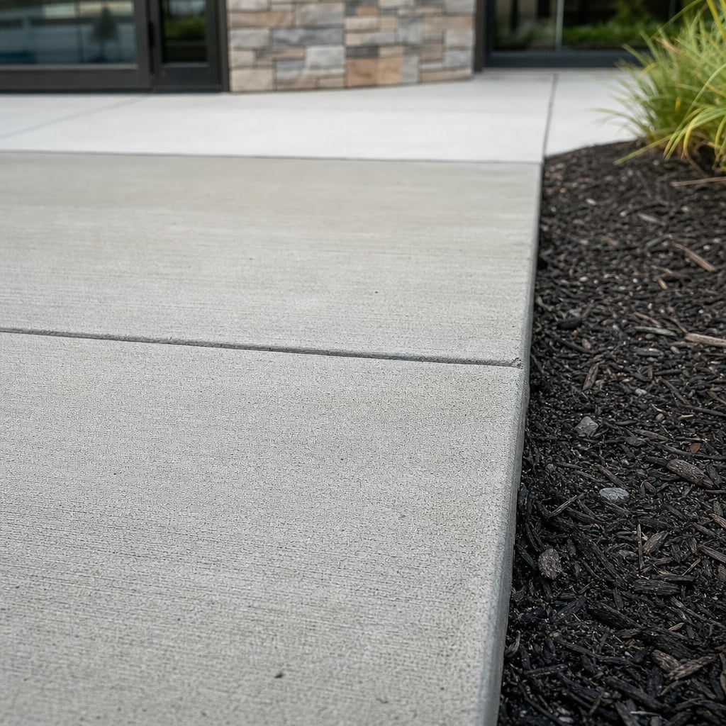 commercial concrete flatwork project in Clermont