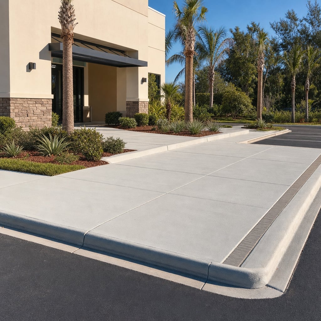 commercial concrete foundation project in Fayetteville