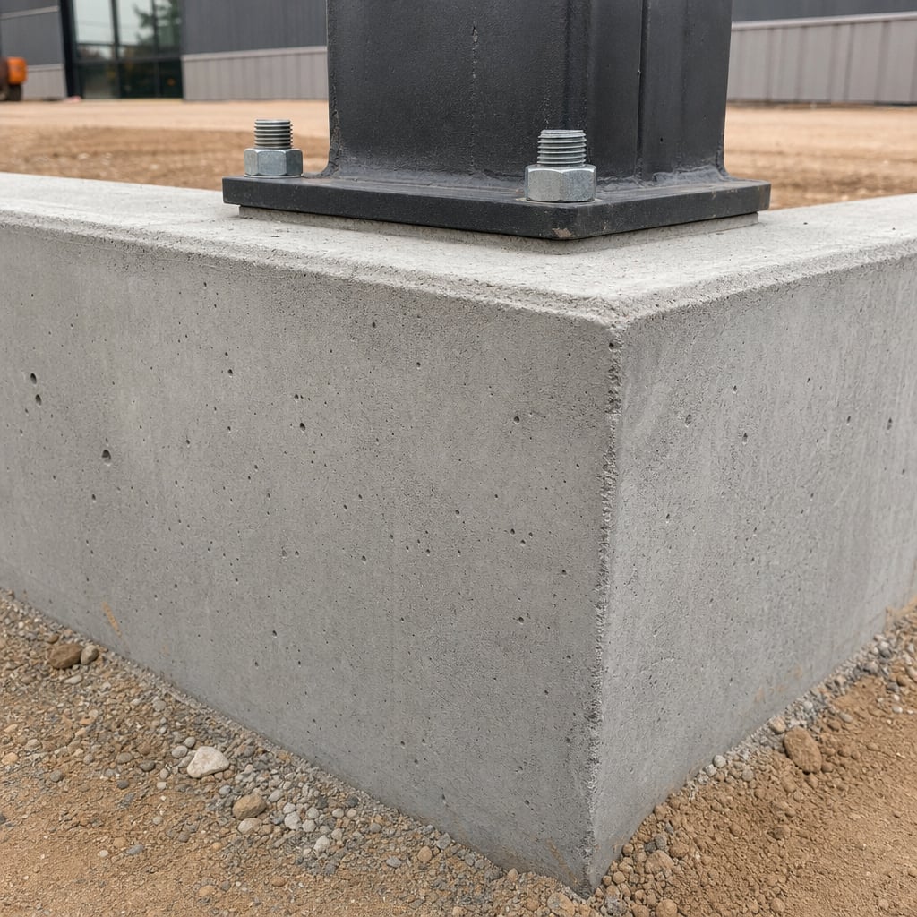 commercial concrete foundation project in Port St. Lucie