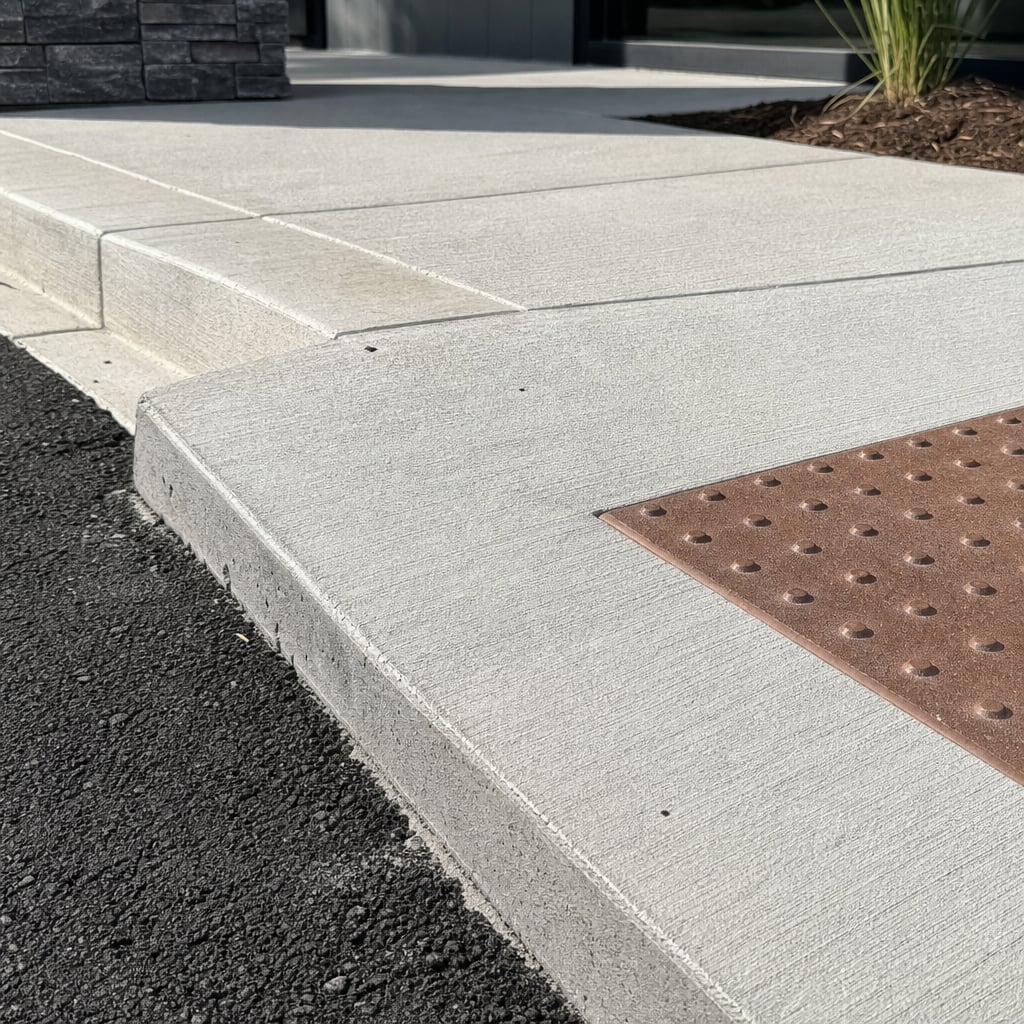 commercial sidewalk project in Clermont