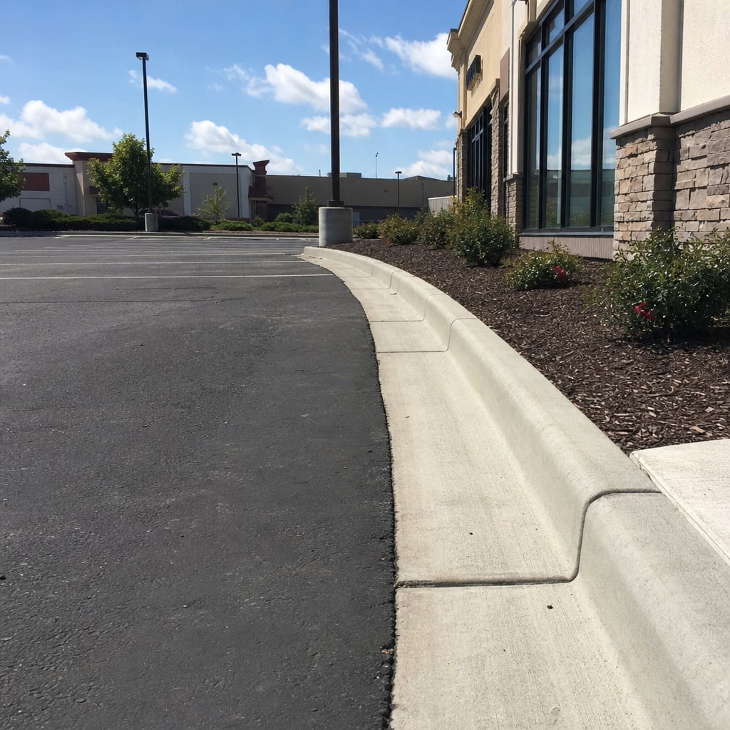 concrete curb and gutter project in Port St. Lucie