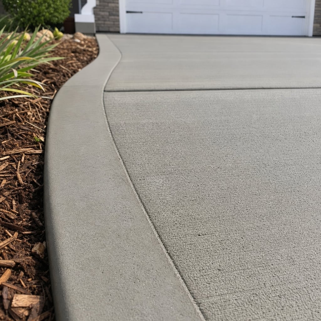 concrete driveway project in Port St. Lucie