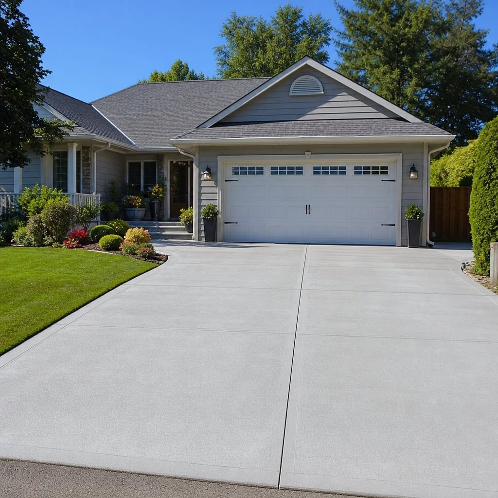 concrete driveway project in Port St. Lucie