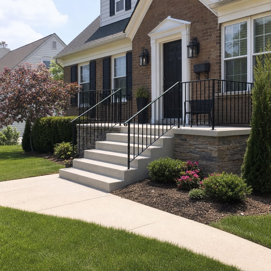 concrete steps project in Clermont