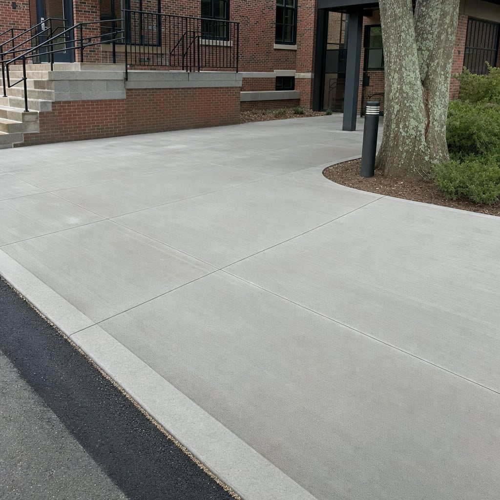 commercial concrete flatwork project in Washington