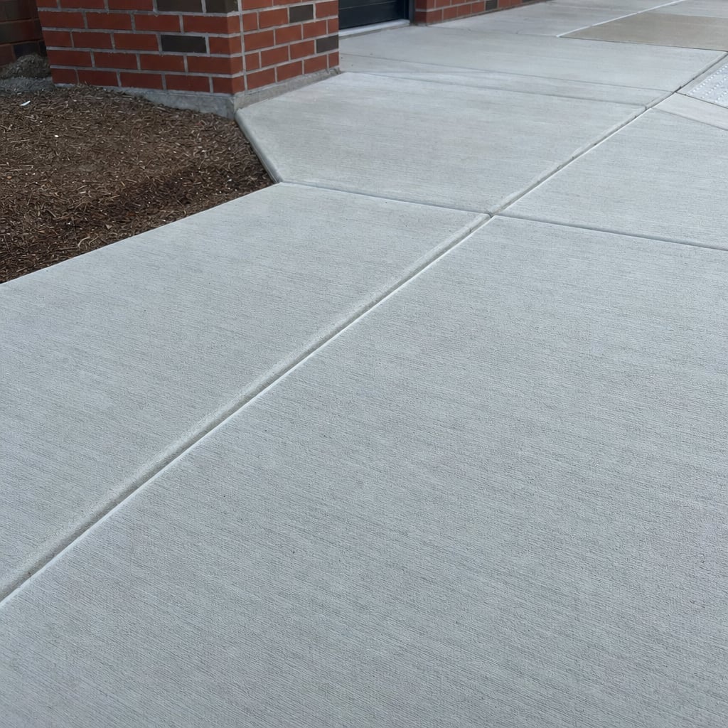 commercial concrete flatwork project in Washington