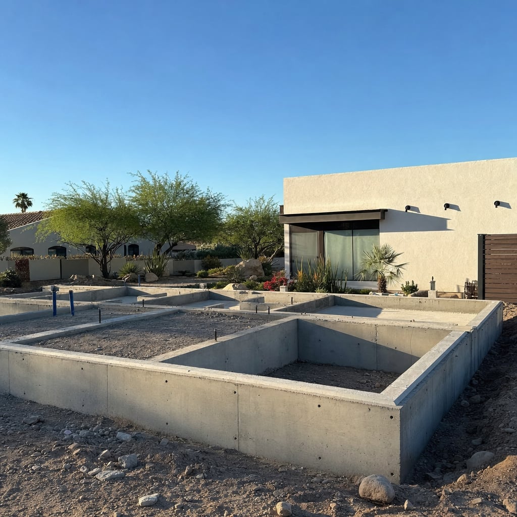 commercial concrete foundation project in Riverside