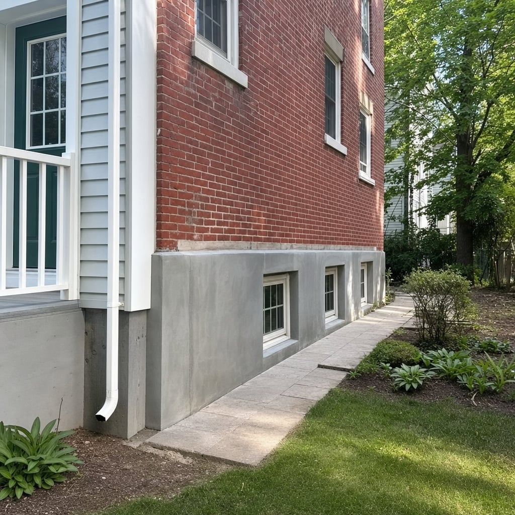 concrete foundation repair project in Washington