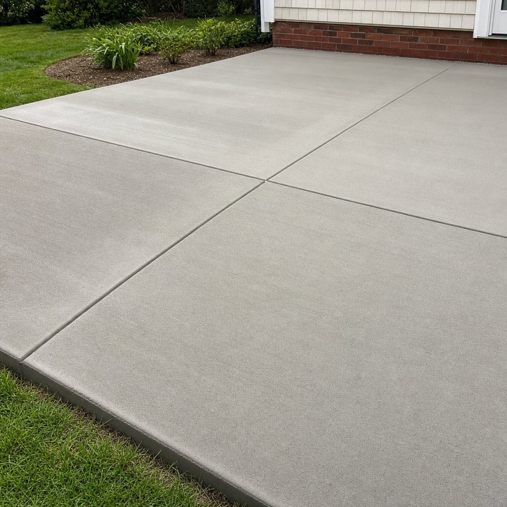 concrete patio project in Washington