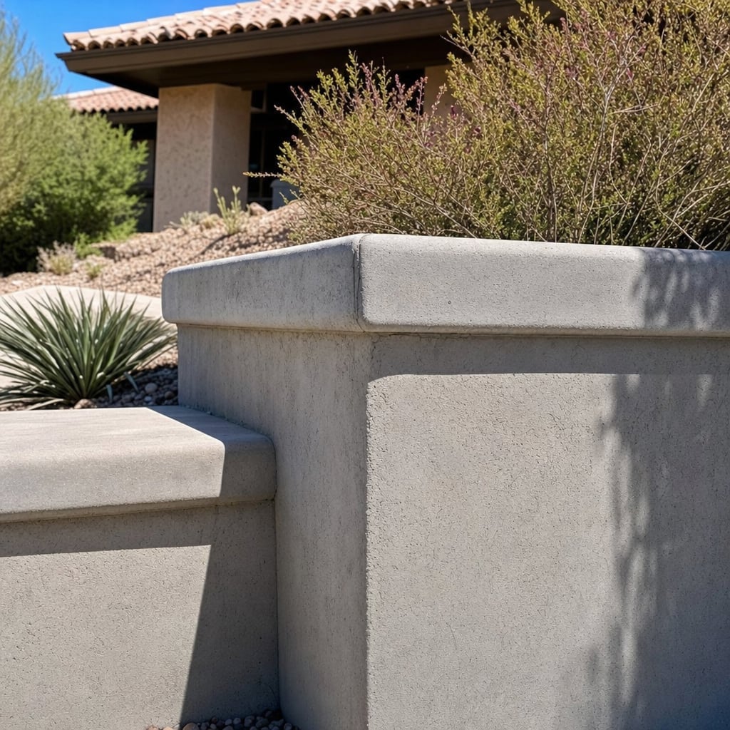 concrete retaining wall project in Bakersfield