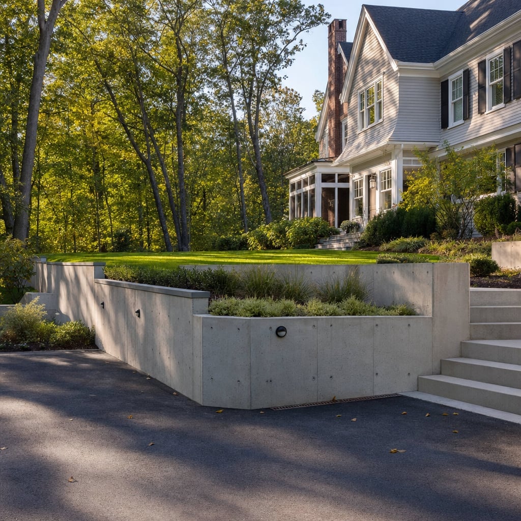 Concrete Retaining Walls