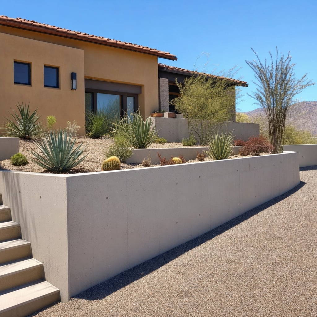 Concrete Retaining Walls