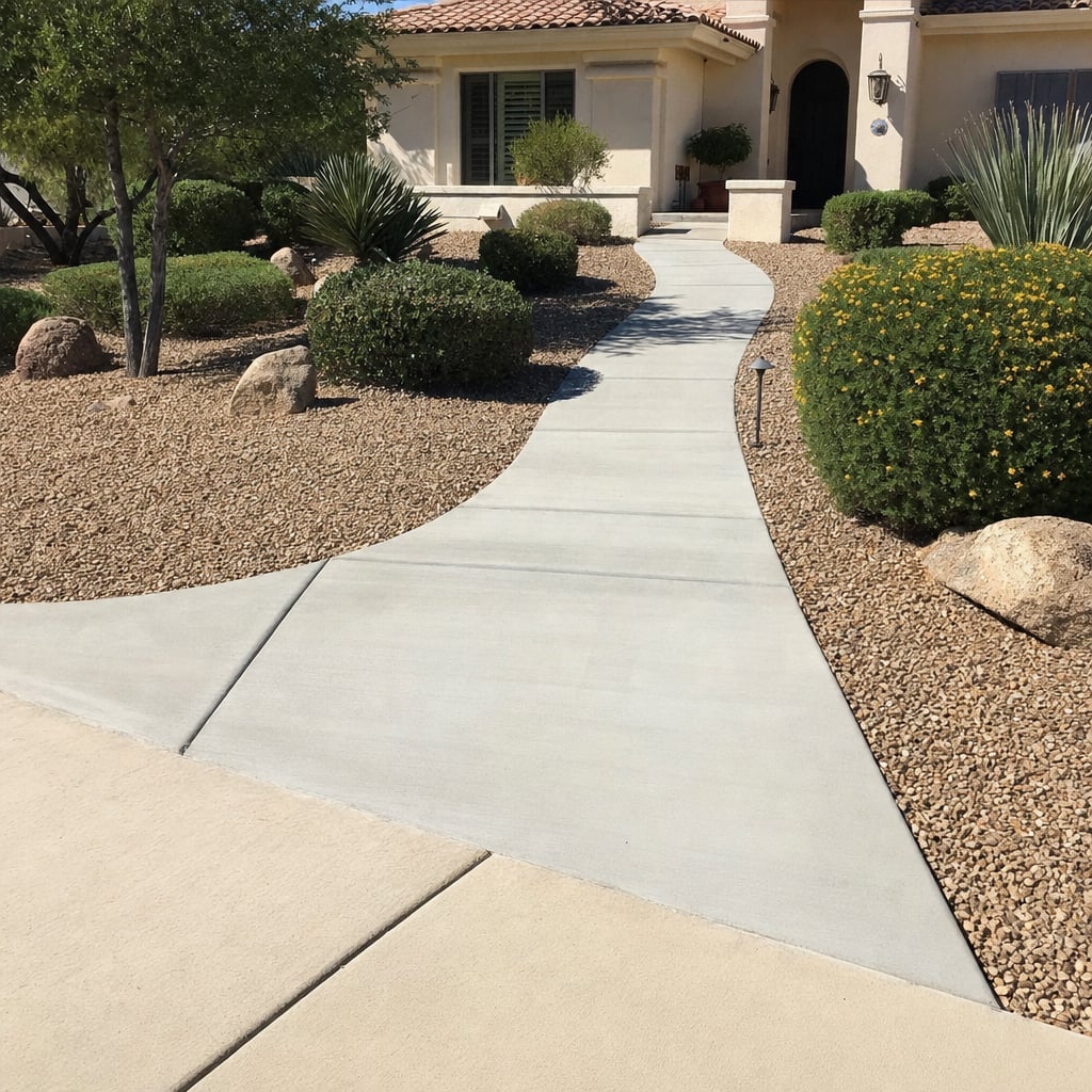 Concrete Sidewalks & Walkways